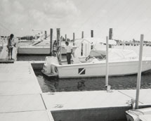 Pete Perdue at Marina Dock