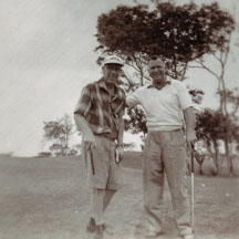 Morris Baker on Right