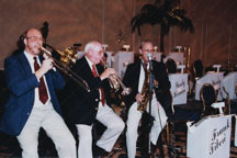 Dick Lewis on trumpet, Jazz on the Reef, 2000