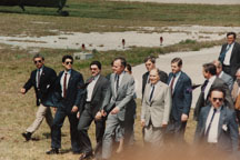 The 1990 summit conference with President George Bush
