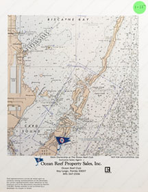 Navigation Map (Marina Dockage Brochure)