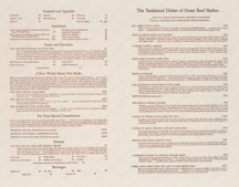 1963 Menu