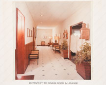 Entry to Dining Room and Lounge